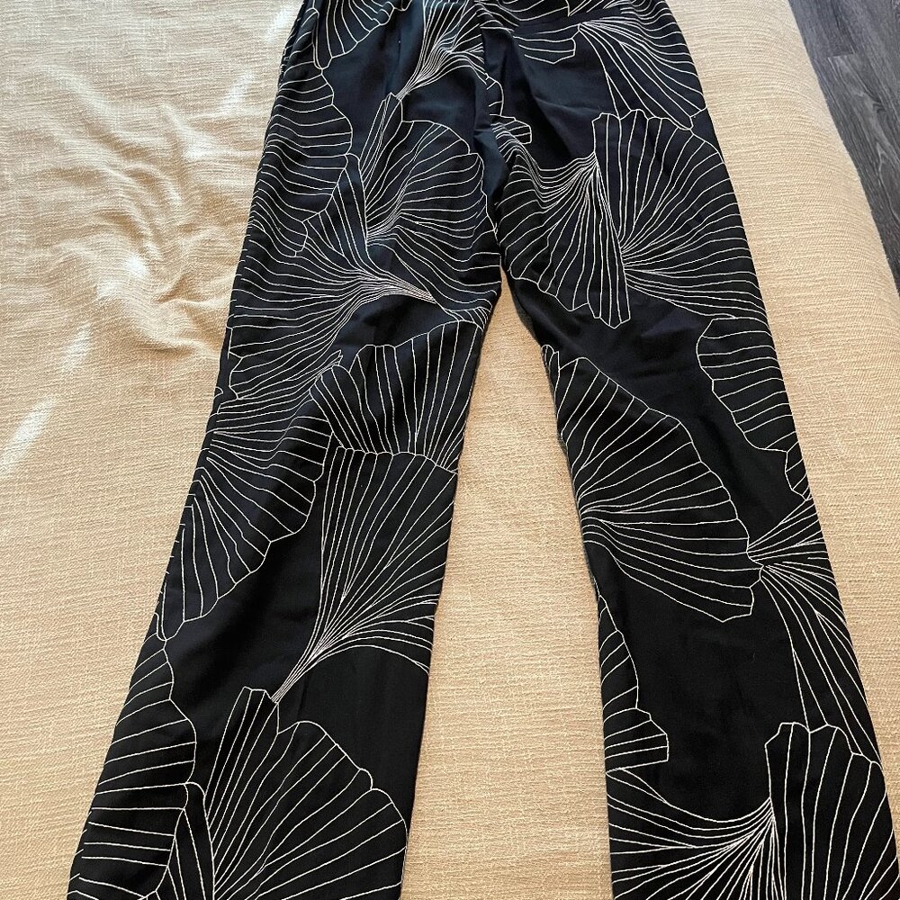 COS embroidered wool pants